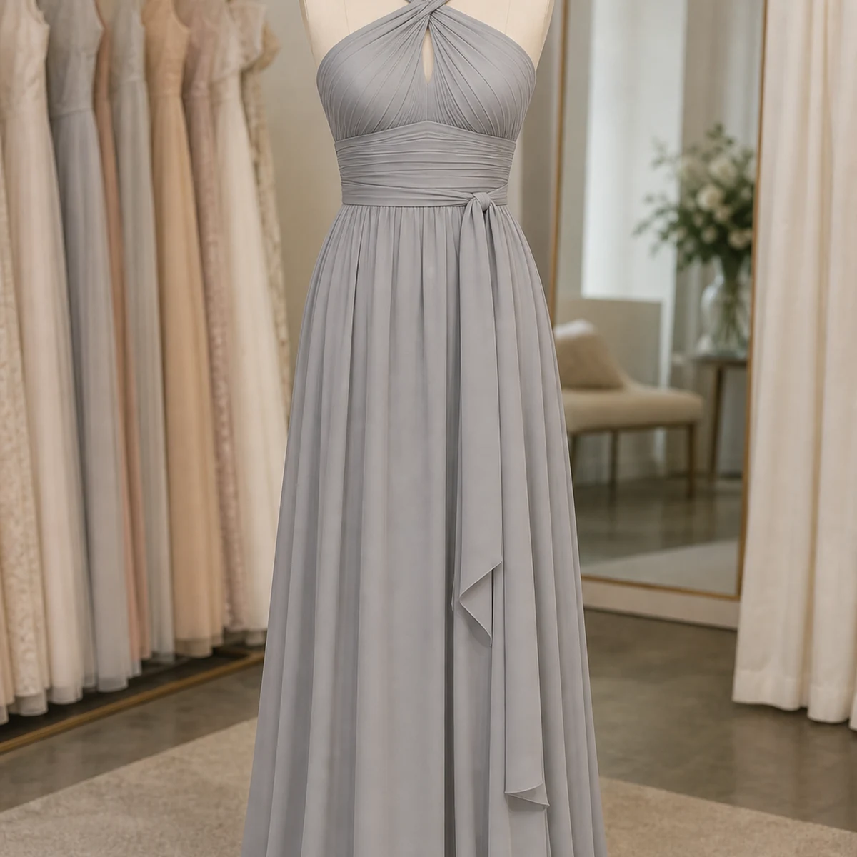 Estella Scattered Sequin Veil