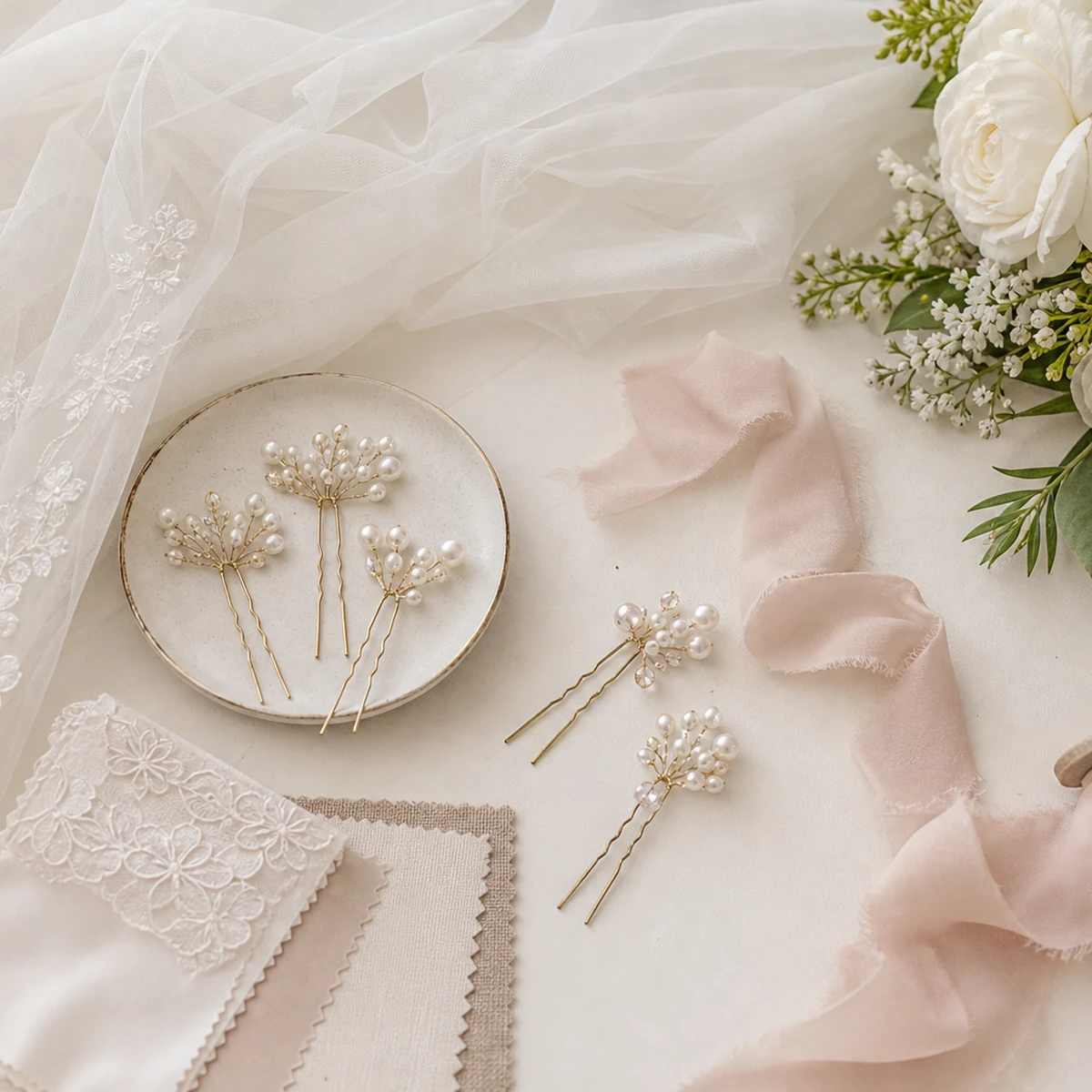 Raw Edge Wedding Veil