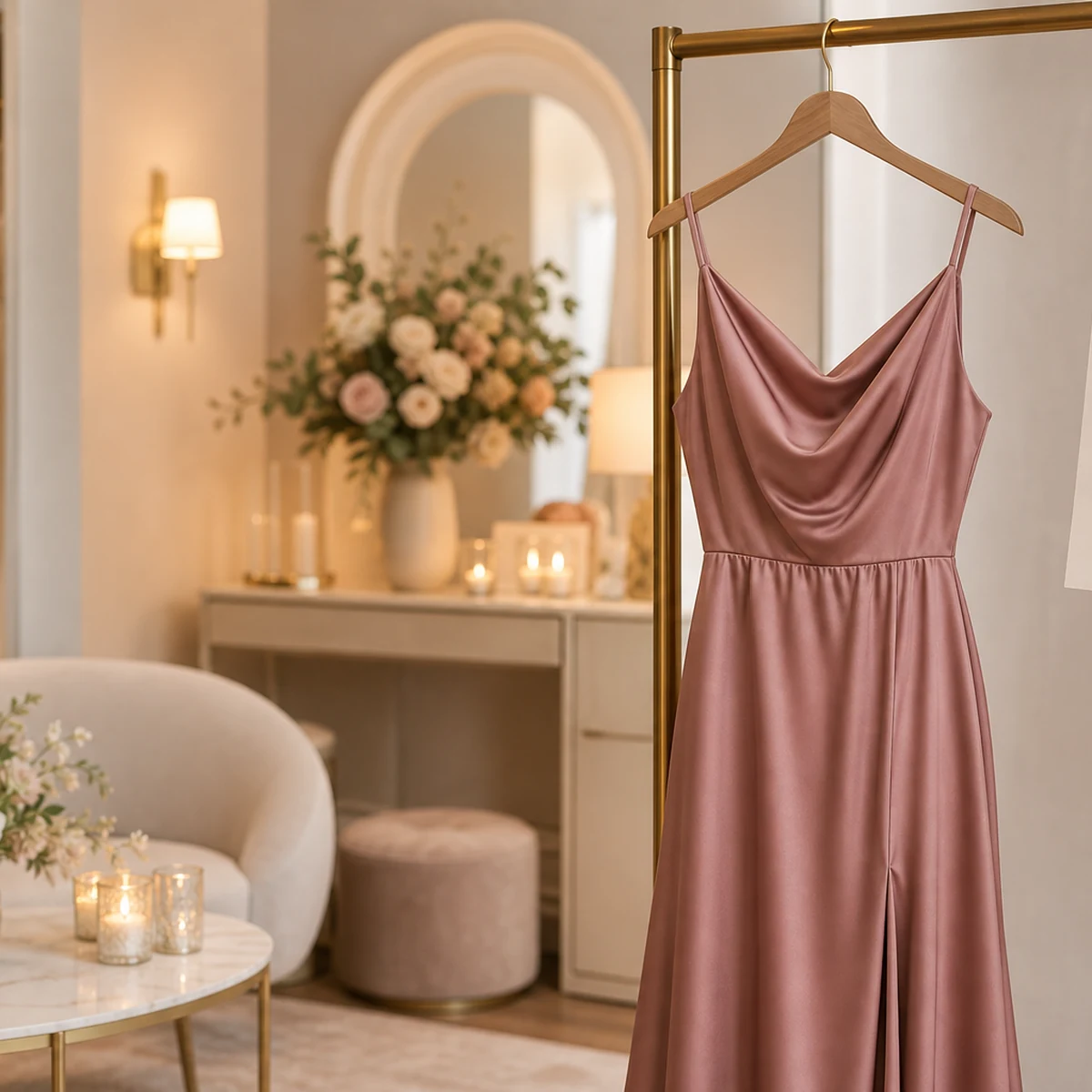 In Stock Ridley adjustable fit bridesmaid dress